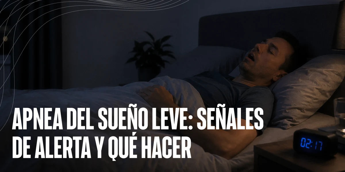 Apnea del sueño leve: señales de alerta y qué hacer