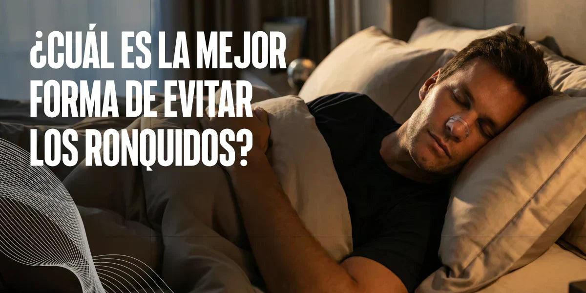 ¿Cuál es la mejor forma de evitar los ronquidos?