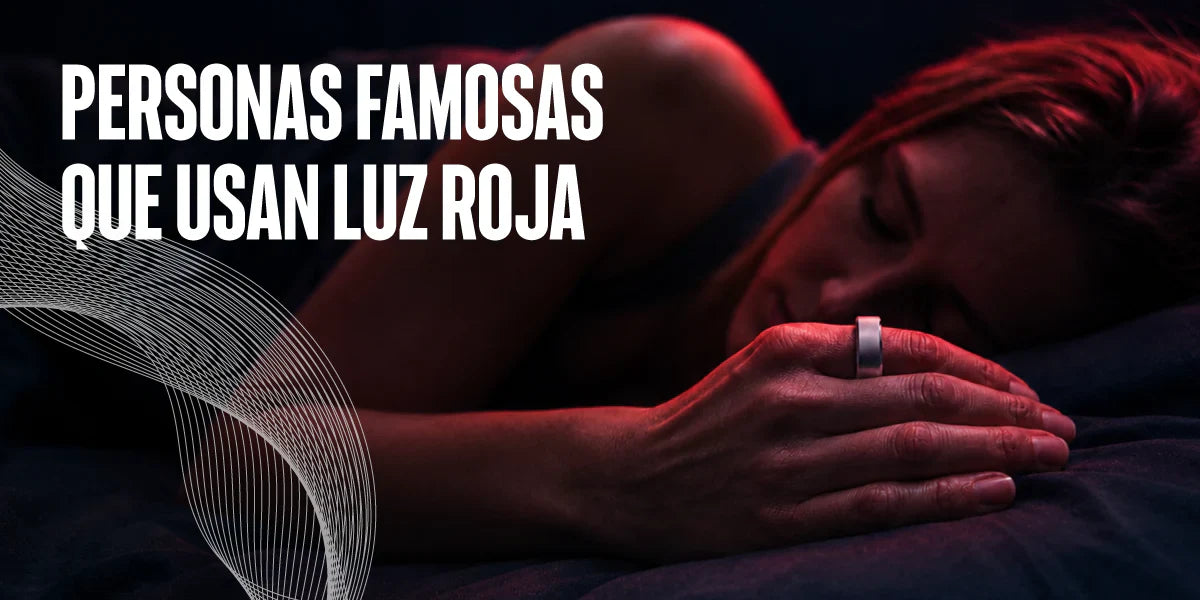 Personas famosas que usan luz roja para dormir mejor