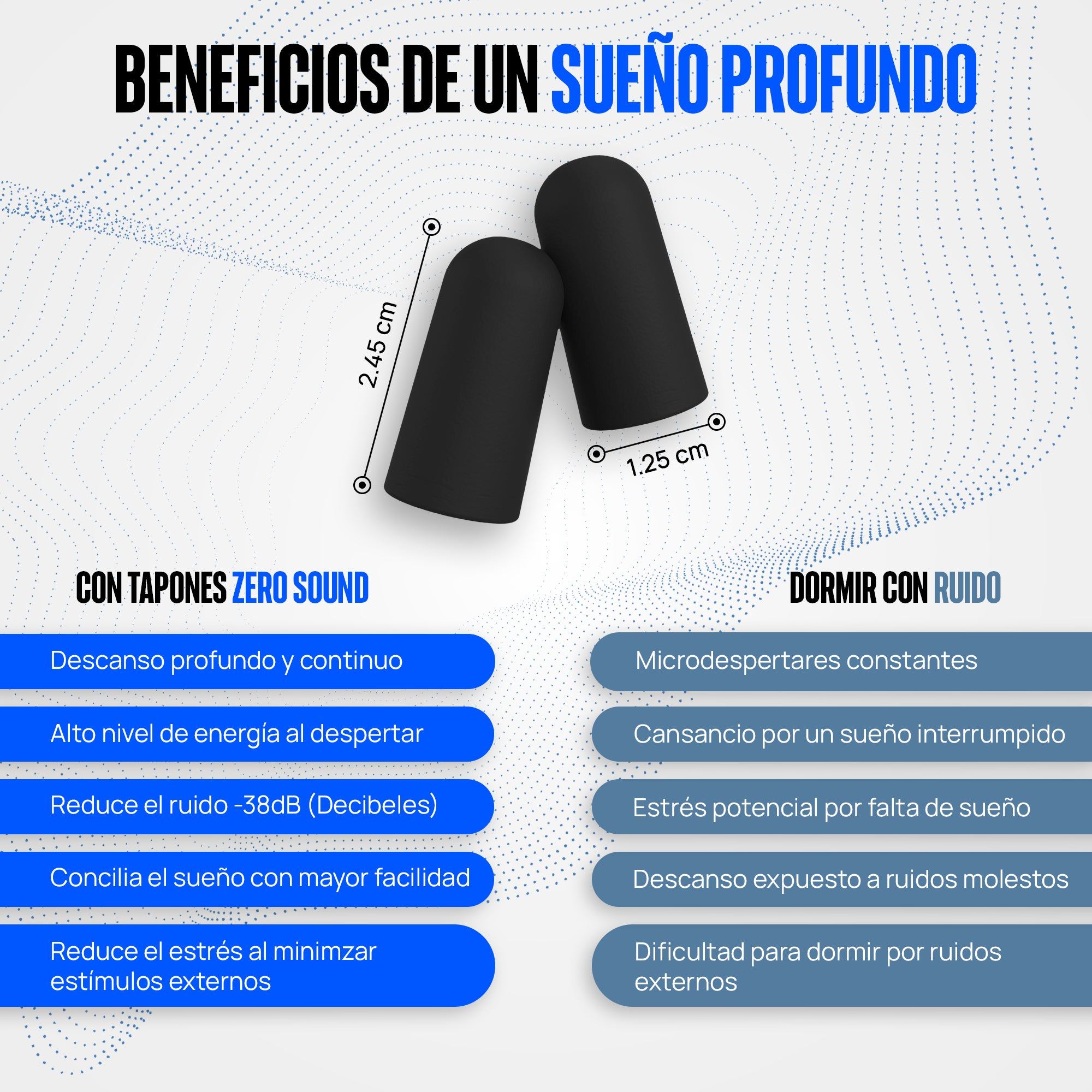 Tapones para oídos para dormir 