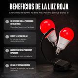 Kit para Recamara de Luz Roja 3 en 1
