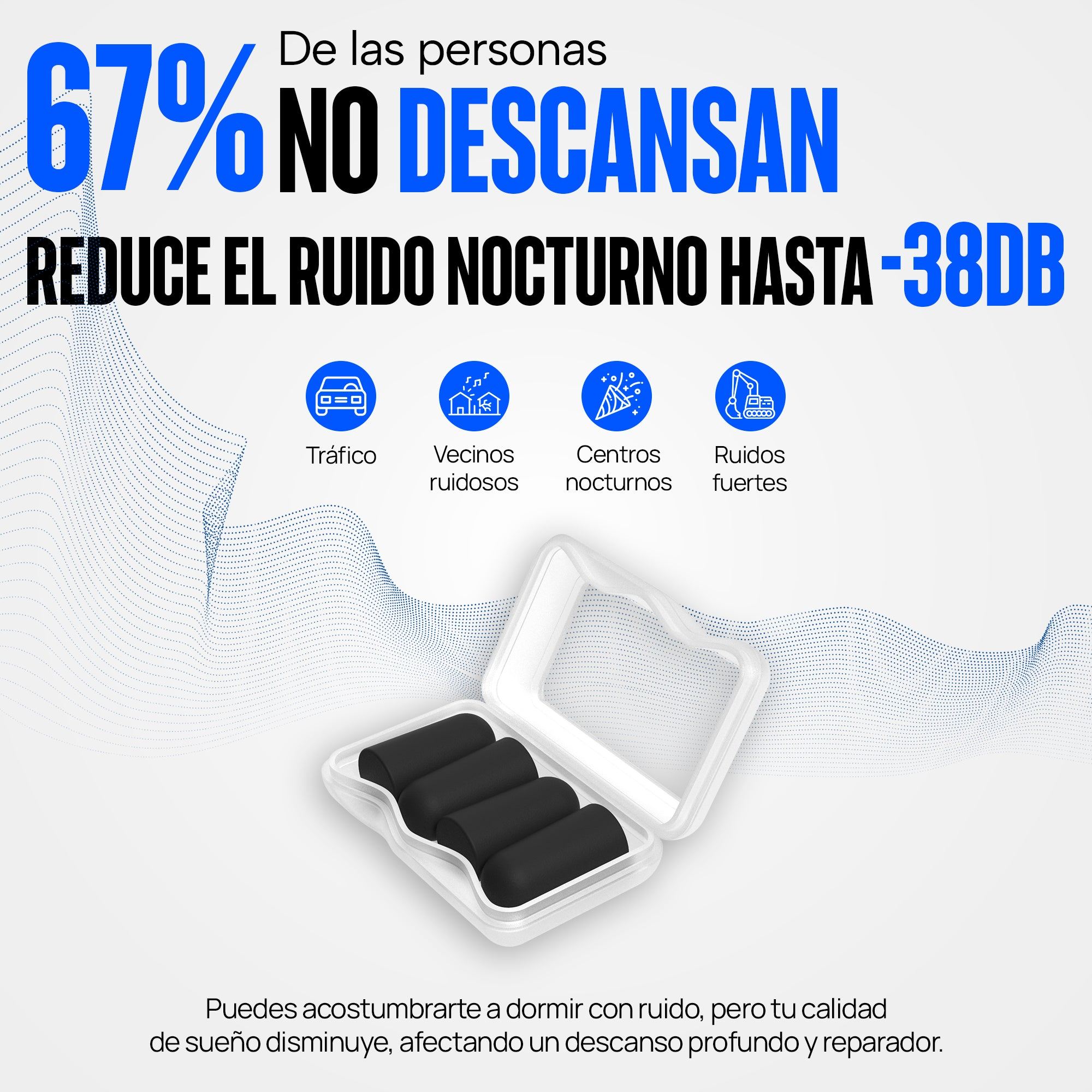 Tapones para oídos para dormir 