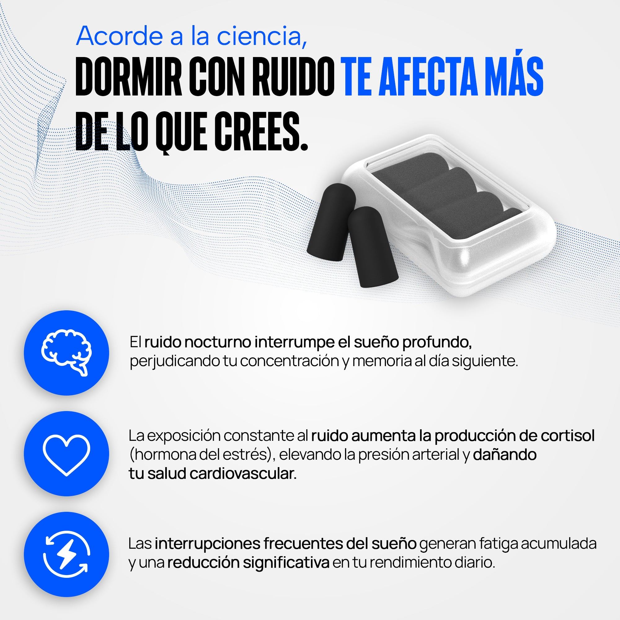 Tapones para oídos para dormir 