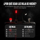 Kit para Recamara de Luz Roja 3 en 1