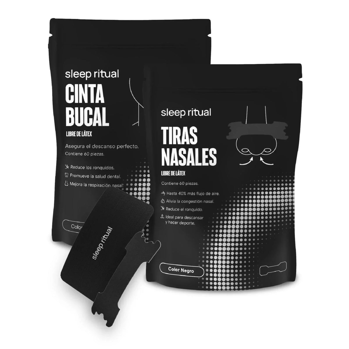 Kit de mouth tape y nose strips | Sleep Ritual