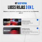 Luz roja para dormir