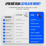 Luz roja para dormir