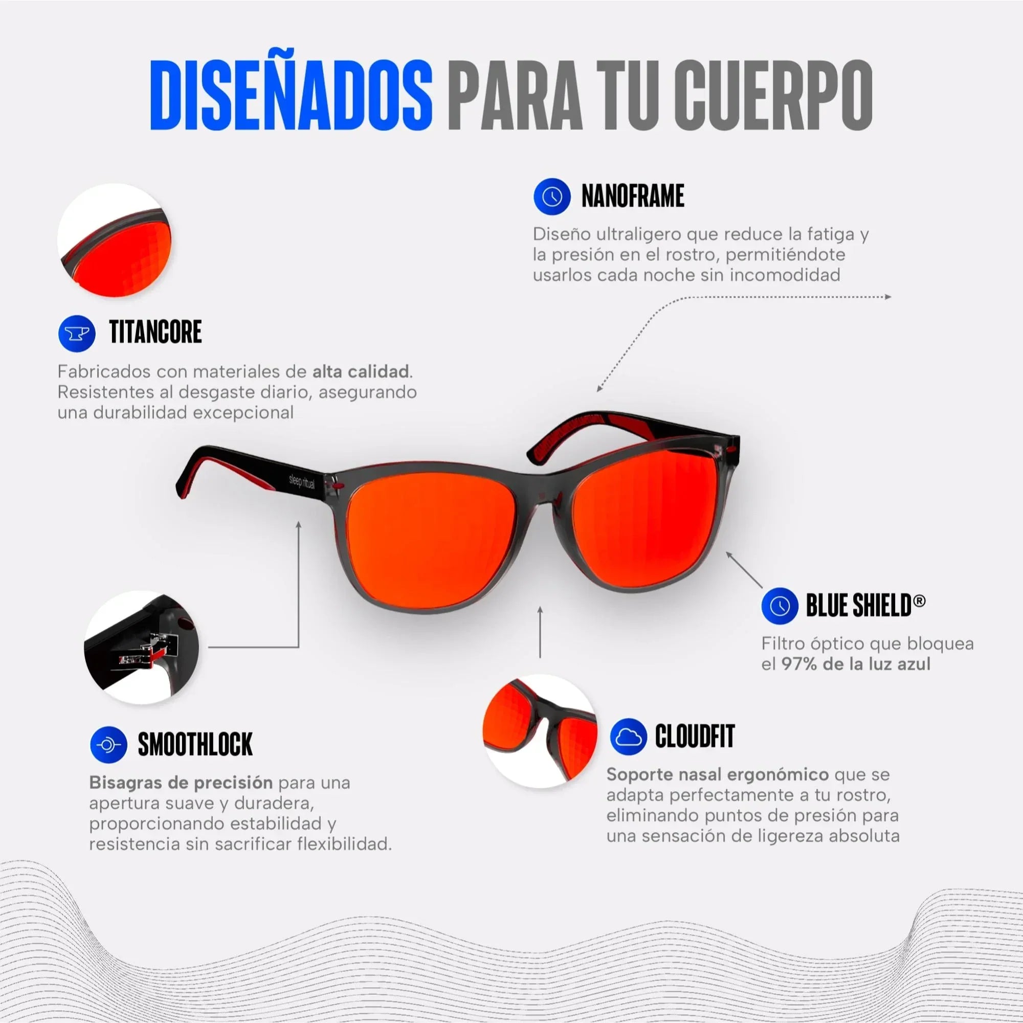 Lentes para luz azul