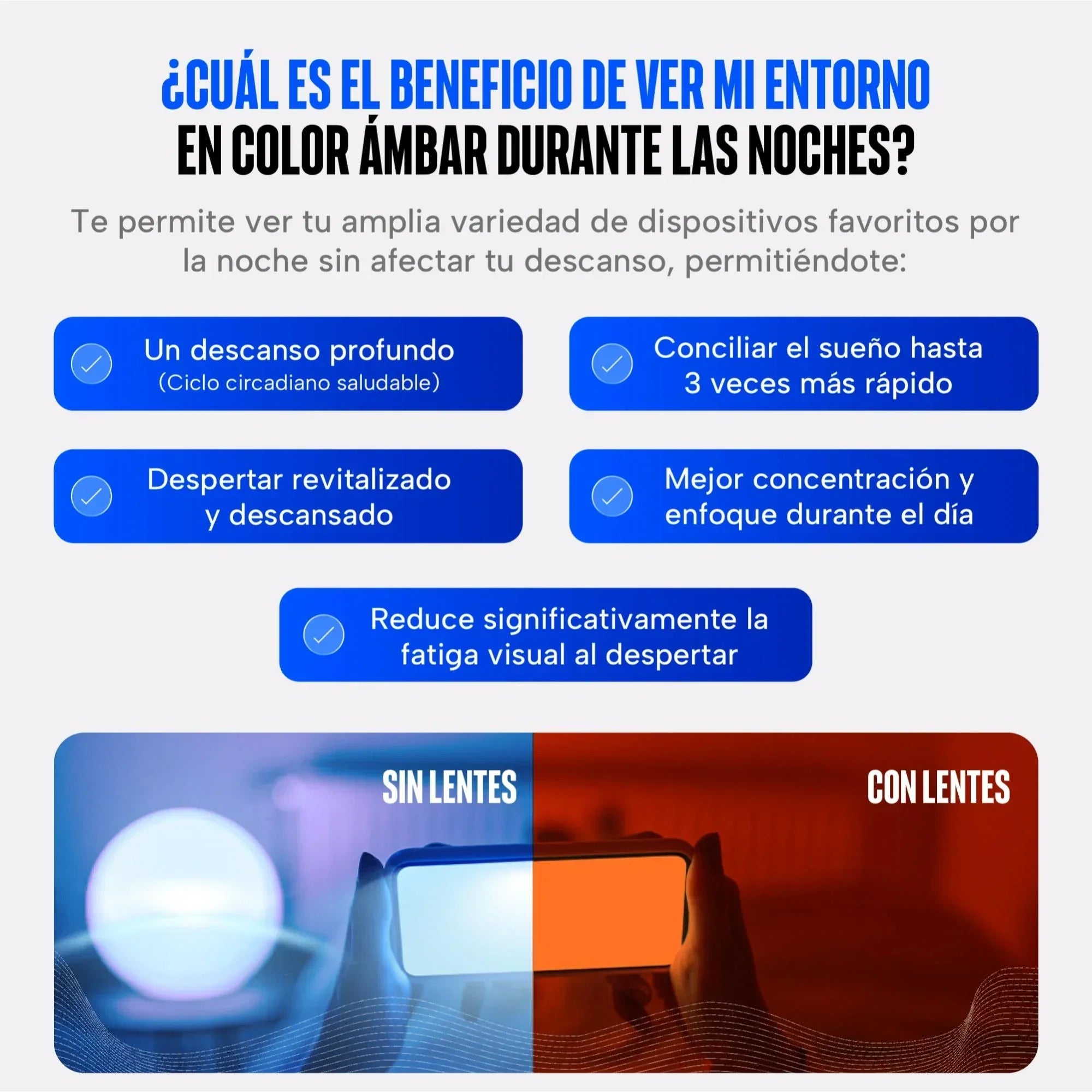 Lentes para luz azul