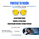 Lentes para luz azul