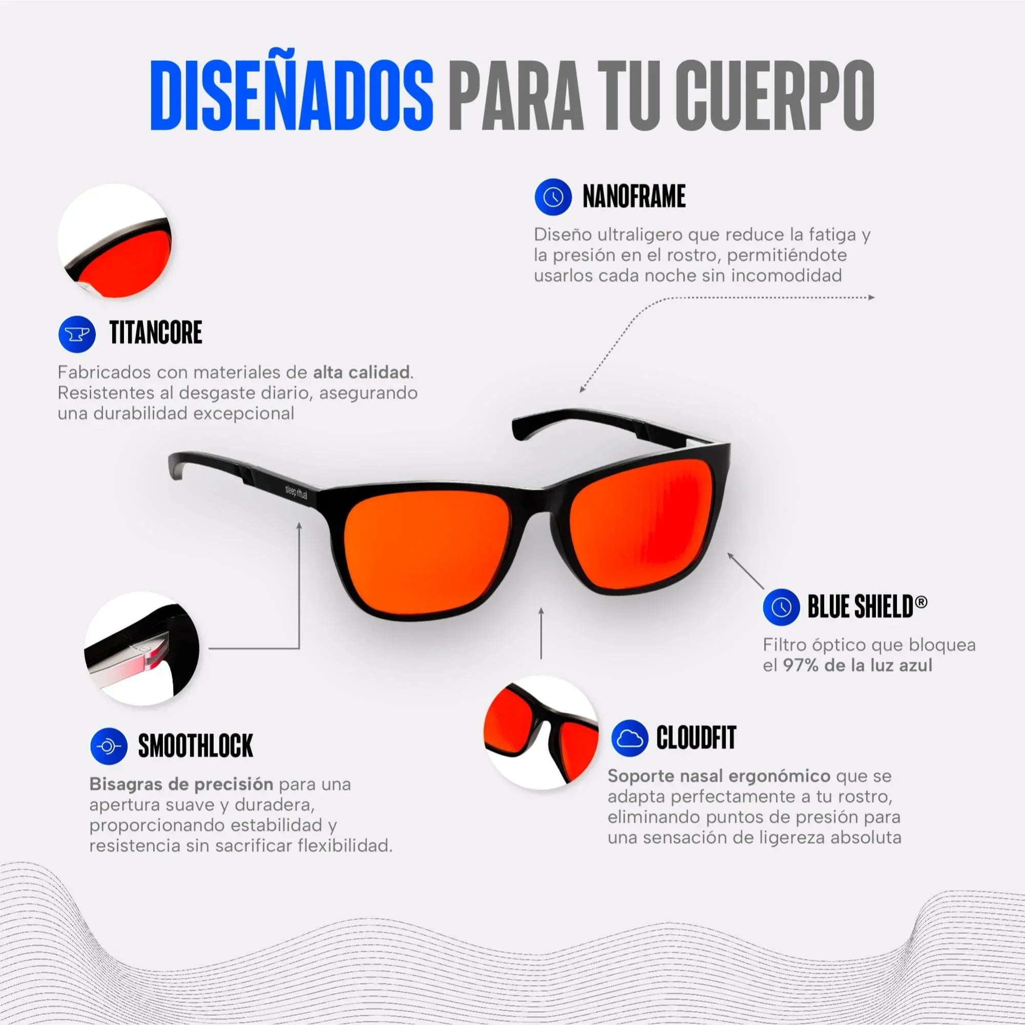 Lentes para luz azul