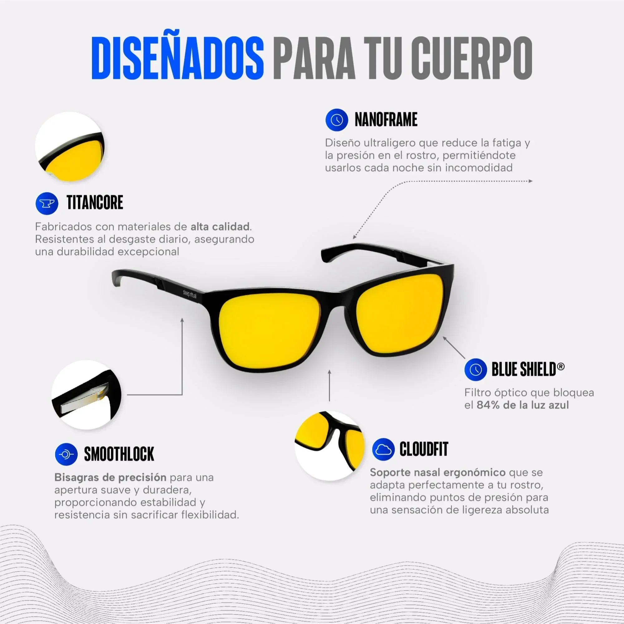 Lentes para luz azul